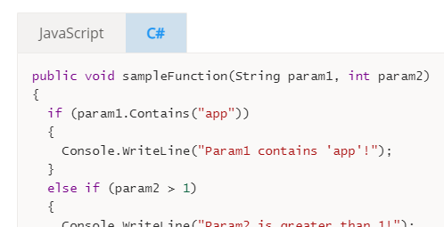  Примеры кода на нескольких языках программирования.