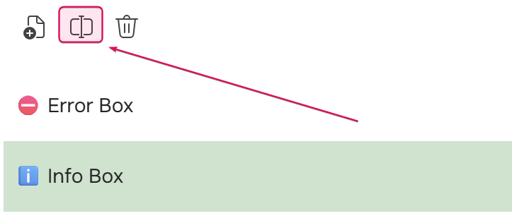 Переименование существующего экспресс-блока.