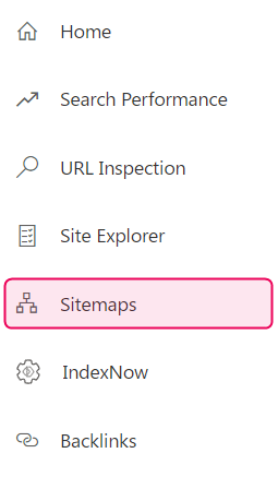 Расположение Sitemaps в Bing Webmaster.