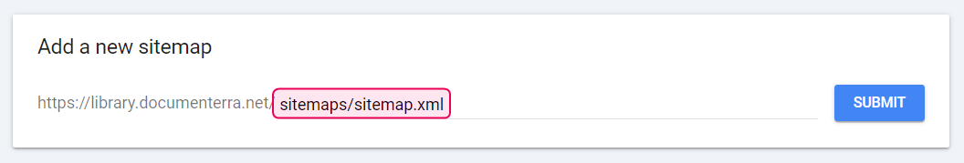 Добавить новый sitemap в Google Search Console.